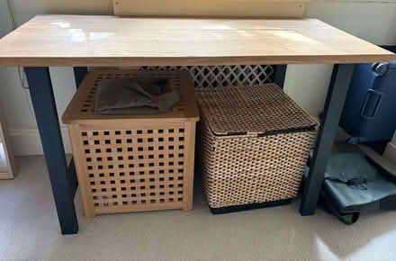 Photo of free Wooden Desk - Very good condition (High St Ken W8) #1