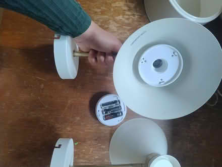 Photo of free Wall mounted battery powered reading lights x 2 (Maryhill G20) #3