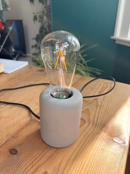 Photo of free IKEA concrete desk lamp (Crystal Palace/Sydenham SE26) #2