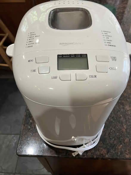 Photo of free White Amazon basics bread maker (Capitol Hill by Lowell School) #1