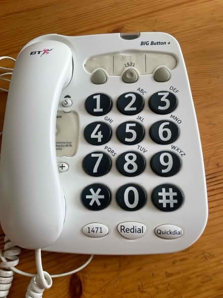 Photo of free BT Big Button Landline Telephone (Wokingham RG41) #1