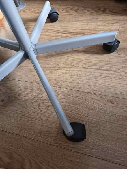 Photo of free Ikea black plastic wheely desk chair (Isleworth TW7) #3