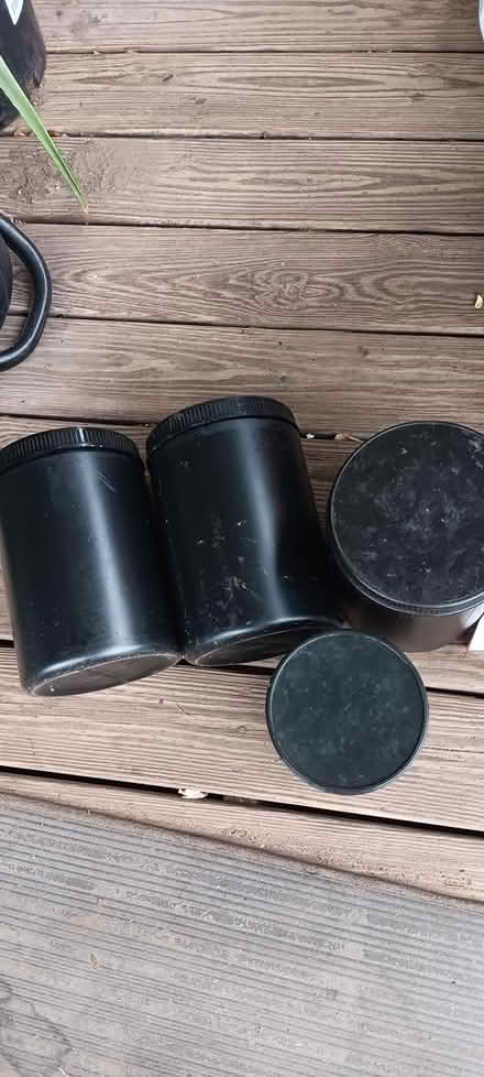 Photo of free empty 4lb protein containers (melrose) #1
