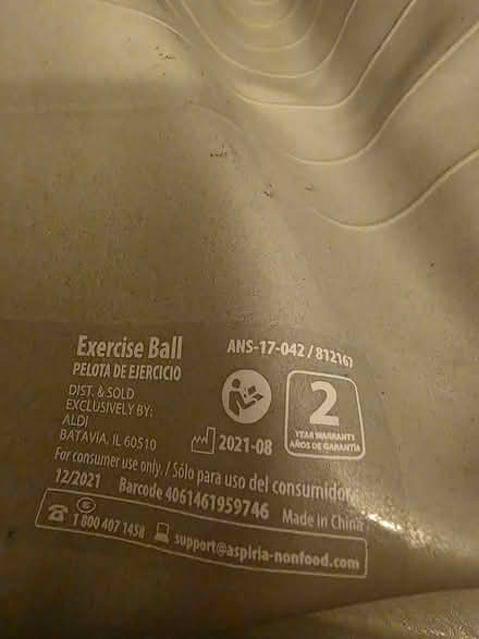 Photo of free Crane Exercise Ball (Upper East Side) #2