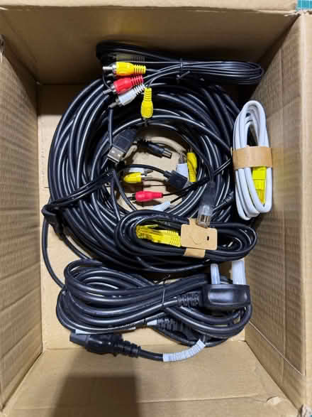 Photo of free Cables various TV/Computer etc… (WOODNEWTON, Nr. OUNDLE PE8) #1