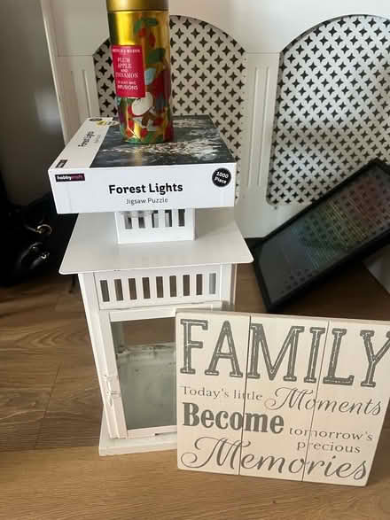 Photo of free F&M tin Jigsaw Candle lantern etc (East Croydon CR0) #2