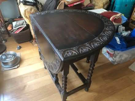 Photo of free Antique/vintage drop leaf table (Chesham HP5) #2
