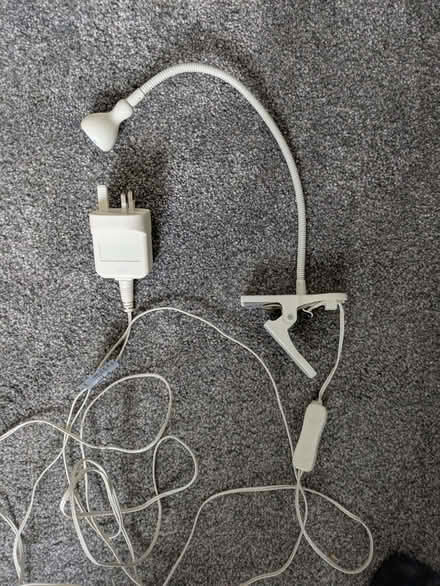 Photo of free Bedside clip lamp (Longton PR4) #1