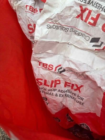 Photo of free Brick slip adhesive & mortar (lodgemoor S10) #2