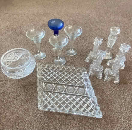 Photo of free Candlestick & crystal glass (Bournemouth BH9) #1