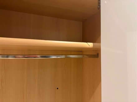 Photo of free Large white gloss wardrobe - collect by end of Wed 2 Sept (Hook Heath GU21) #3