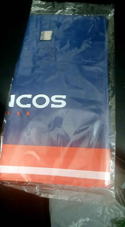 Photo of free Broncos tablecloth (Longwood) #1