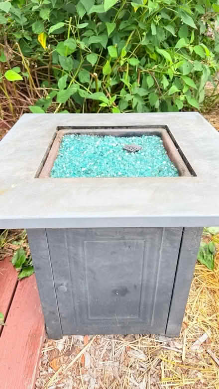 Photo of free Fire pit with marble slab cover (El Granada) #1