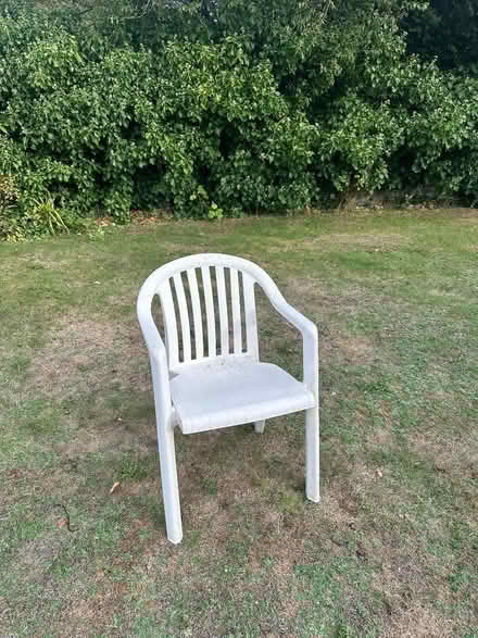 Photo of free 3 X plastic chairs (Eastbourne BN21) #1
