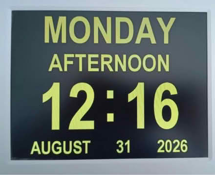 Photo of Dementia clock (Crawley Down RH10) #1