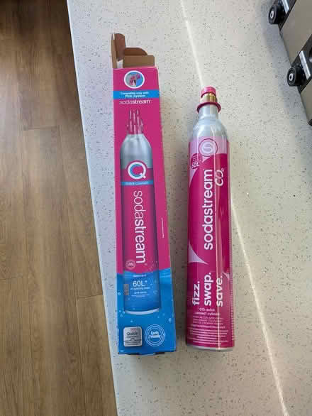 Photo of free Pink Sodastream cartridge (Silverknowes EH4) #1
