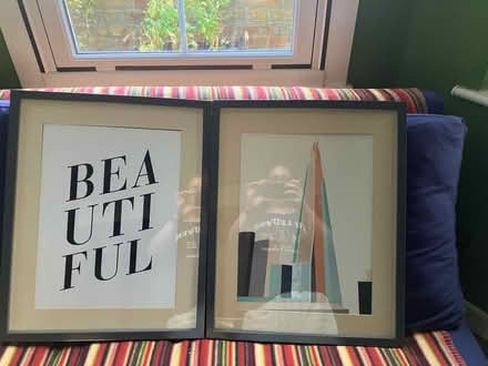 Photo of free Two prints in frames (IKEA) (Walton Manor OX2) #1