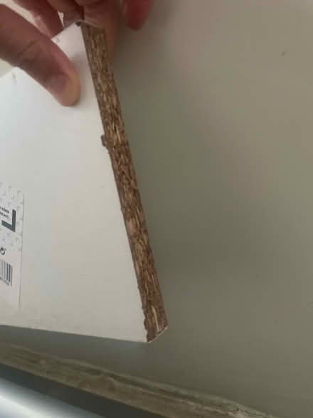 Photo of free Plank of white coated chipboard (Fareham central PO16) #3