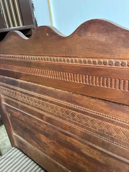 Photo of free Vintage wooden bed (Brooklyn/Kensington) #1
