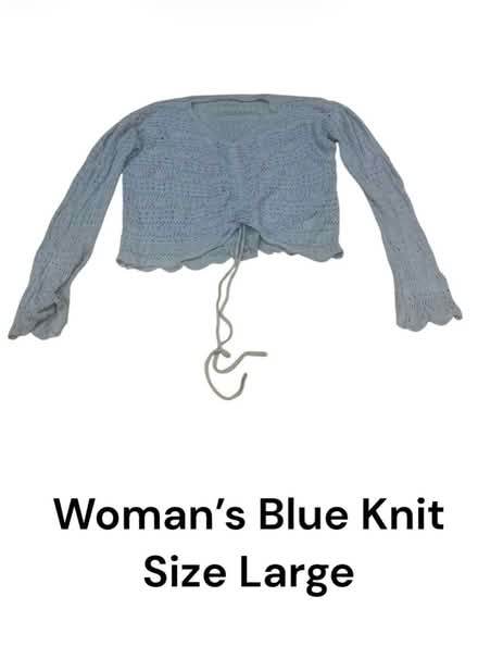 Photo of free Woman’s Blue Knit Top (Brooklyn Storage) #1