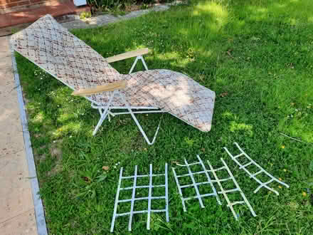 Photo of free Garden Sun Chair - needs some work (Warsash SO31) #1