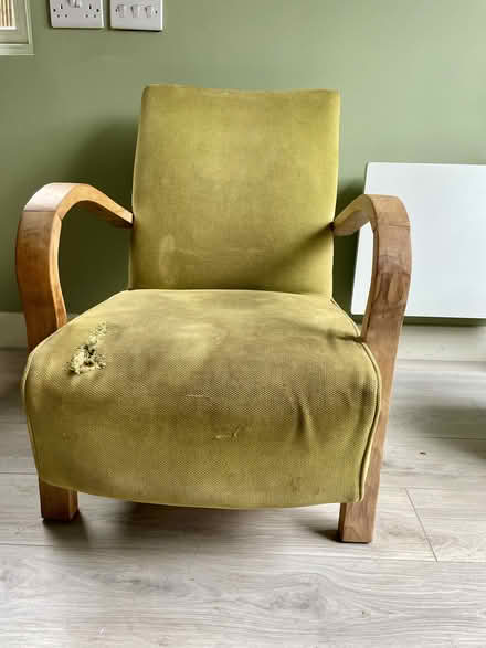Photo of free 2 Vintage armchairs (Greystones, Co. Wicklow) #2