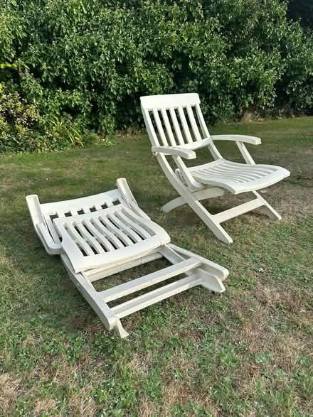 Photo of free Plastic Folding Chairs x 4 (Eastbourne BN21) #1