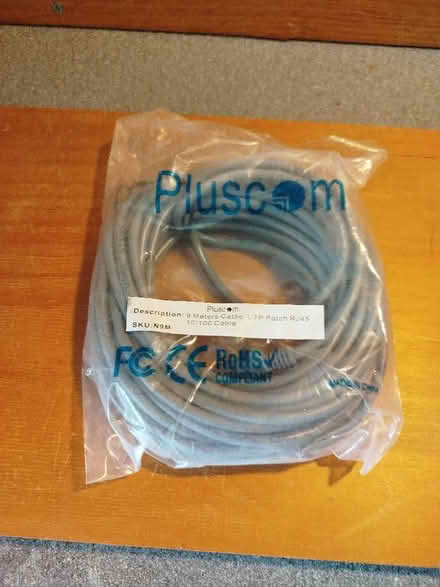 Photo of free 9m Cat5e Cable (Catton NR6) #1