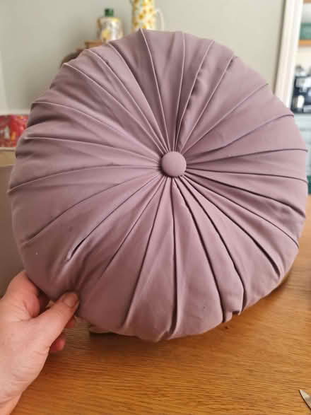Photo of free Grey lampshade/pendant and small round cushion (Ashford TW15) #3