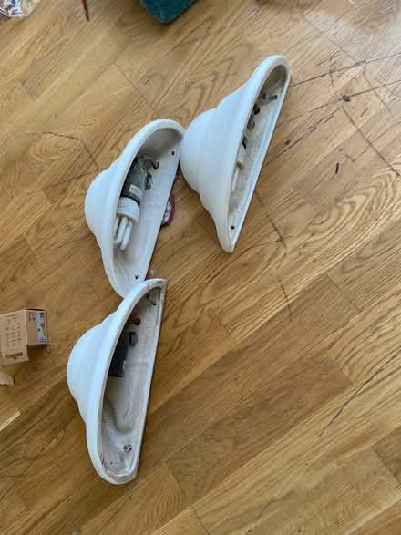 Photo of free 3 plaster cornice wall lights (SE153BS) #2