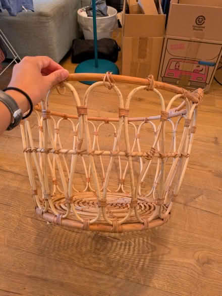 Photo of free Big wicker basket (Archway N19) #2