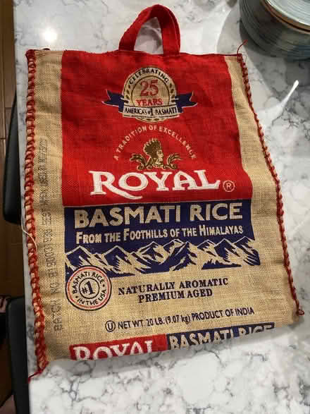 Photo of free Rustic Basmati rice bag (West Kingston) #1