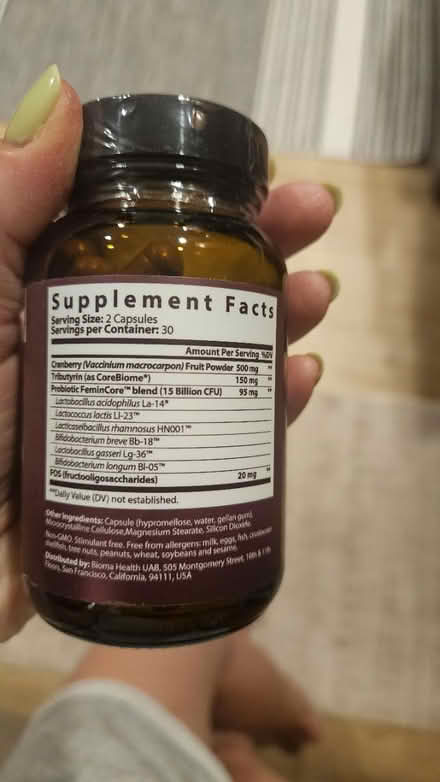 Photo of free Bioma supplements for women (Flemington NJ) #2