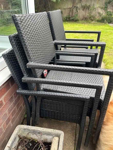 Photo of free Garden Chairs (Stockport) #2