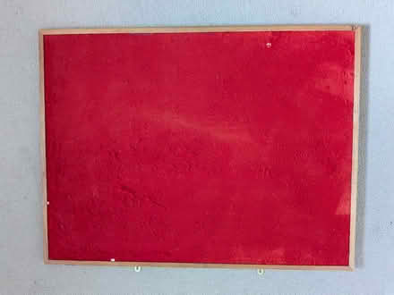 Photo of free Large red notice board (80cm x 61cm) (Downend BS16) #1