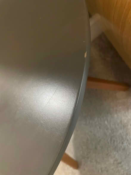 Photo of free Made.com Round Charcoal Side Table (Barnsley) #3