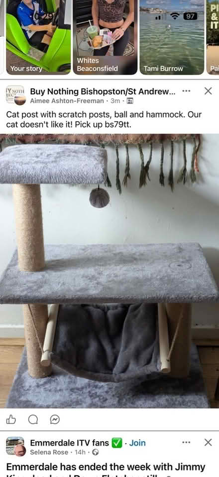 Photo of free Small cat post (Horfield BS7) #1