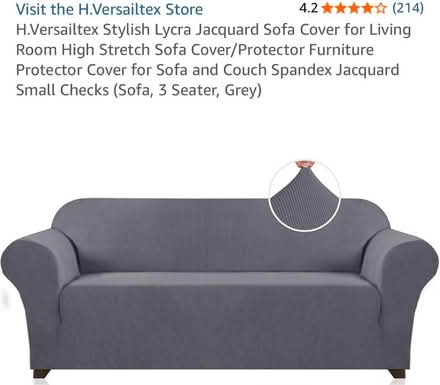 Photo of free Sofa cover grey (Oval SW9) #1