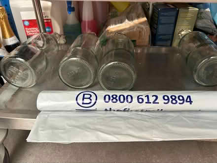 Photo of free 9 water glass bottles x 1Litre (W2 2ET) #2