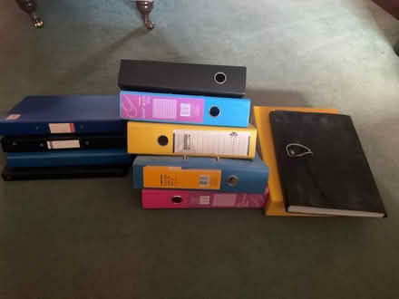 Photo of free Ring binders etc (Broadstairs CT10) #1