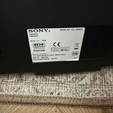 Photo of free Sony 50 inch TV (no plug) (Kilmacud) #2