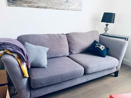Photo of free Blue fabric Sofa washable covers (SW19 wimbledon town) #2