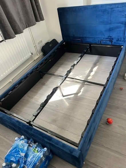 Photo of free Double ottoman bed with no slats (Luton Lewsey) #1