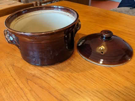 Photo of free Old earthenware casserole (Stilton PE7) #2