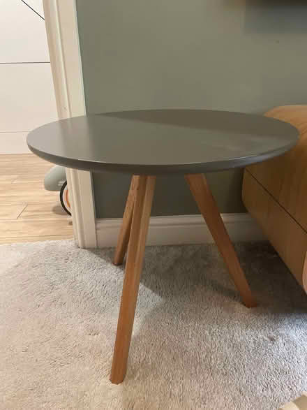 Photo of free Made.com Round Charcoal Side Table (Barnsley) #1