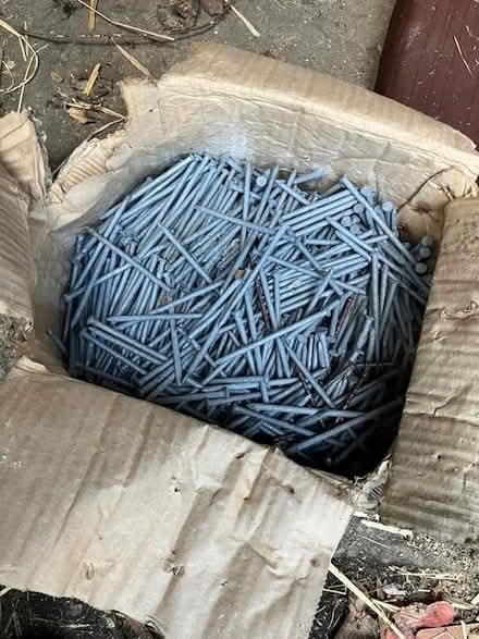 Photo of free 4 inch galvanised nails (Caversham) #1