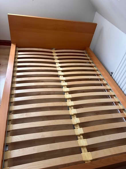 Photo of free Ikea malm double bed- oak finish (Twickenham TW2) #1