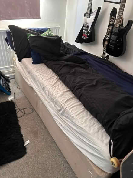 Photo of free Single bed with storage drawers (Wd64tb WD6) #1