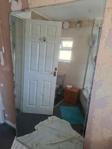 Photo of free Very large old mirror unframed (Mickleover DE3) #1