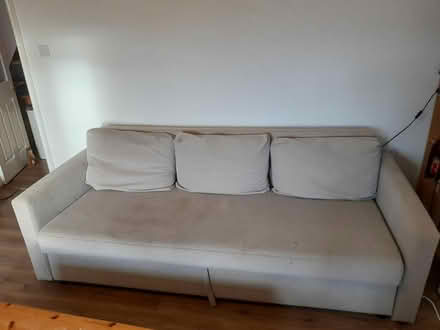 Photo of free Ikea friheten sofa bed beige (Sandylands morecambe LA3) #3